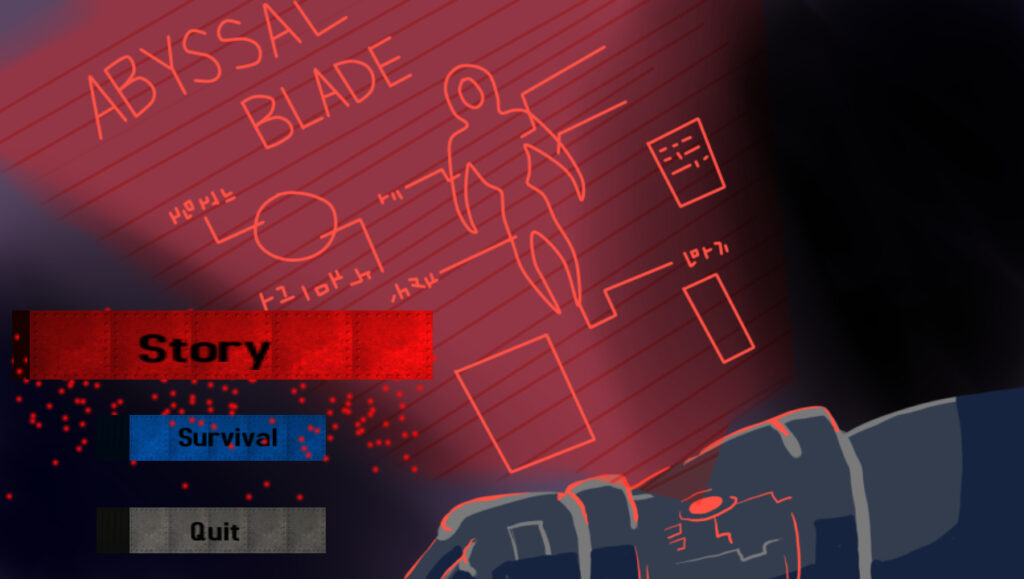 Abyssal Blade title screen