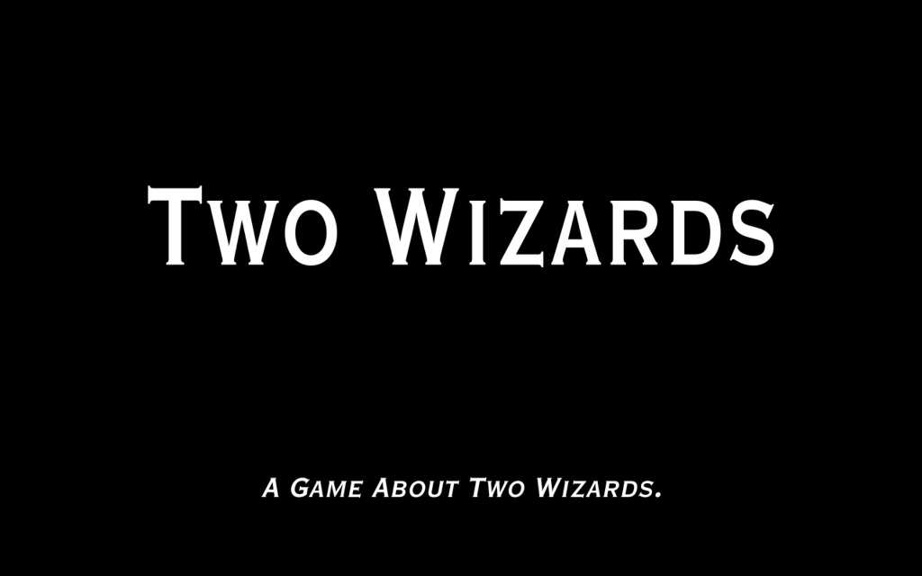 Two Wizards title card