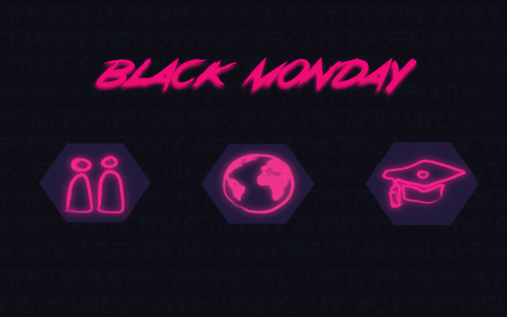 black monday title screen