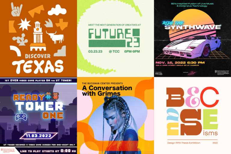 Collage of images from events that took place during the 2022 2023 academic year
