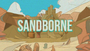 Title image for original video game Sandborne created by UT Austin students