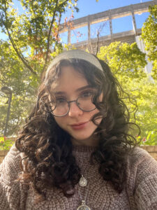 Katarina Bellon in an outdoor setting