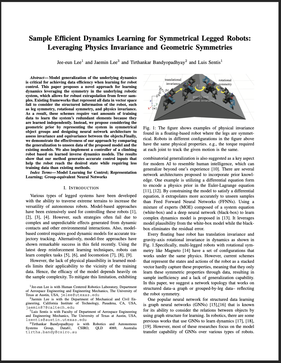 Three Papers Accepted to ICRA 2023 in London