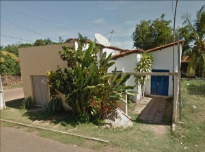 Entrance to the Candomble House of the Zumbi dos Palmares Community. Image generated by Google Earth