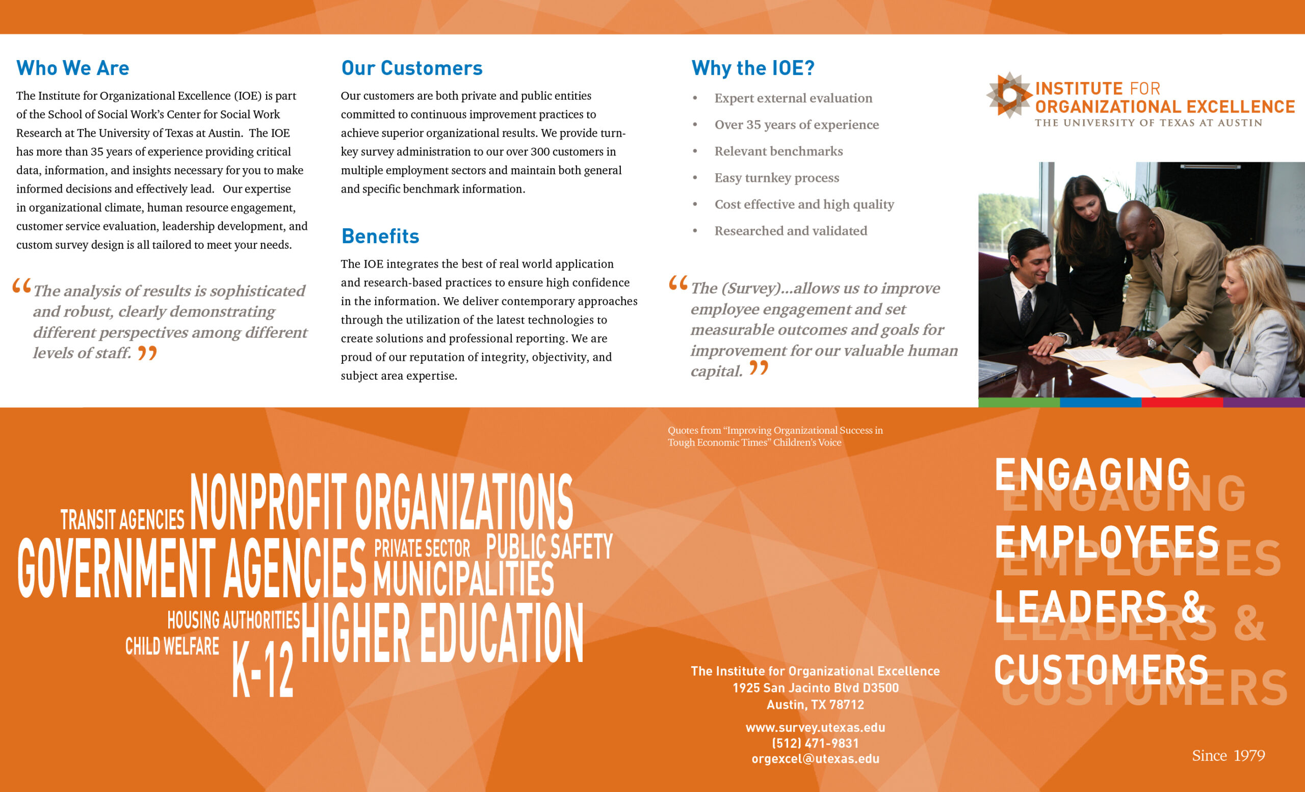 IOE Brochure front