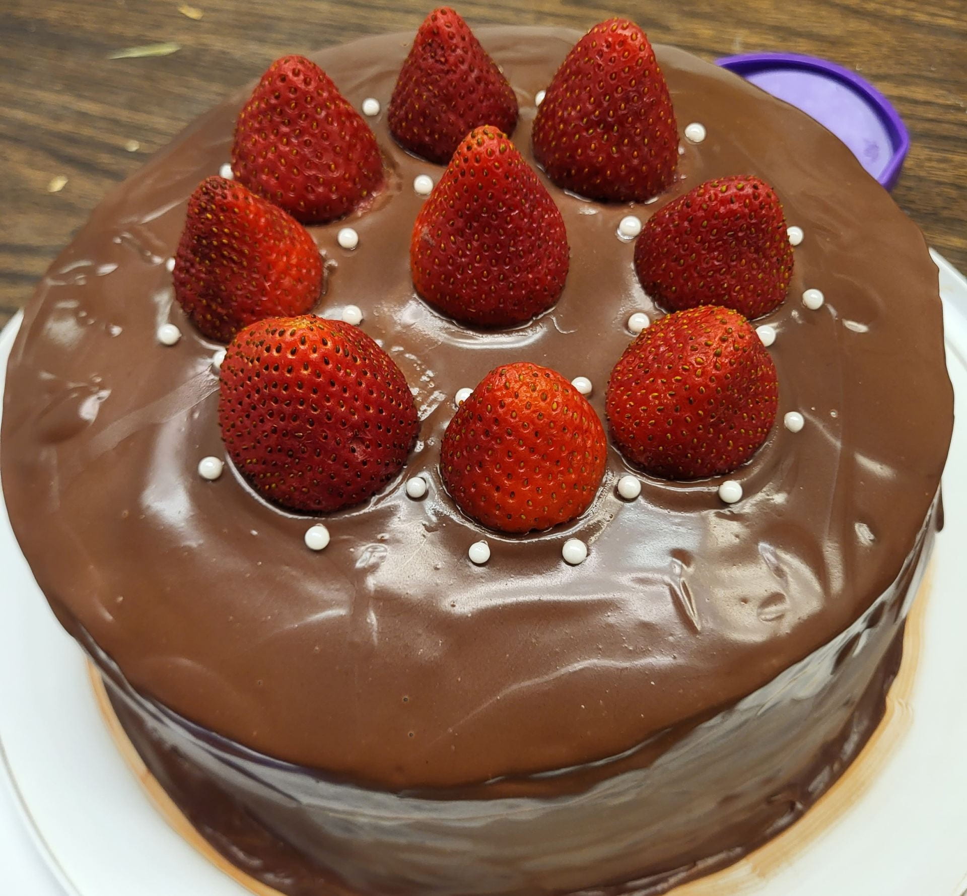 Chocolate and dulce de leche cake!