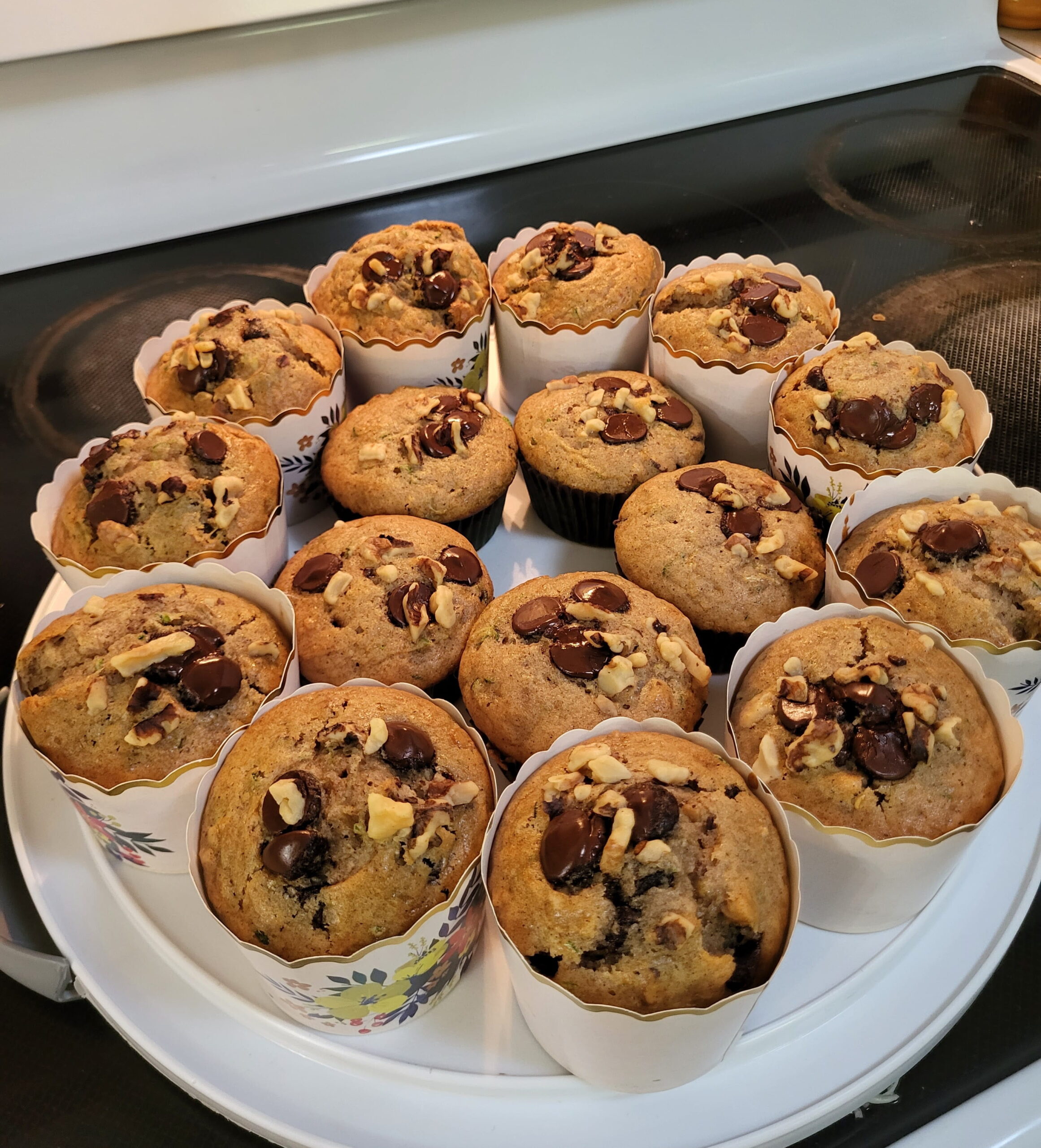 Zucchini Chocolate Chip Muffin