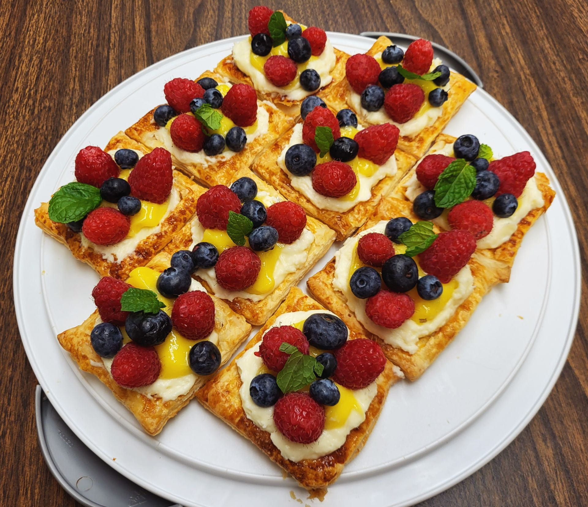Lemon Berry Puff Pastries!