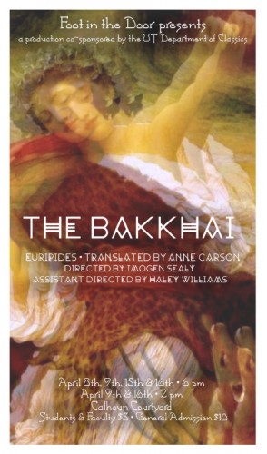 bakkhai poster