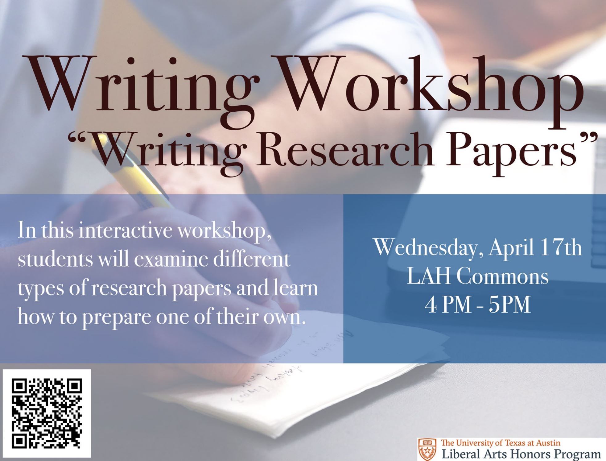 workshop on research paper writing 2023