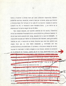 Gabriel García Márquez's annotated typescript of "Love in the Time of Cholera." Image courtesy of Harry Ransom Center.