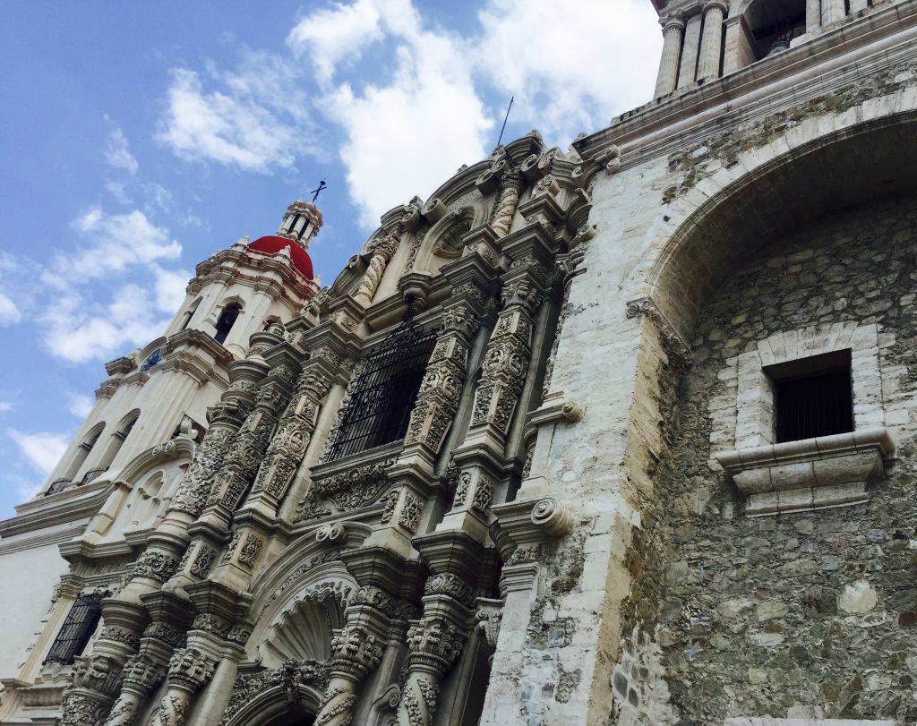 Catedral de Santiago, Saltillo, Mexico. Built in the 18th and 19th centuries, this cathedral is considered one of the most beautiful examples of baroque architecture in Mexico. Photo: Lizeth Elizondo. 