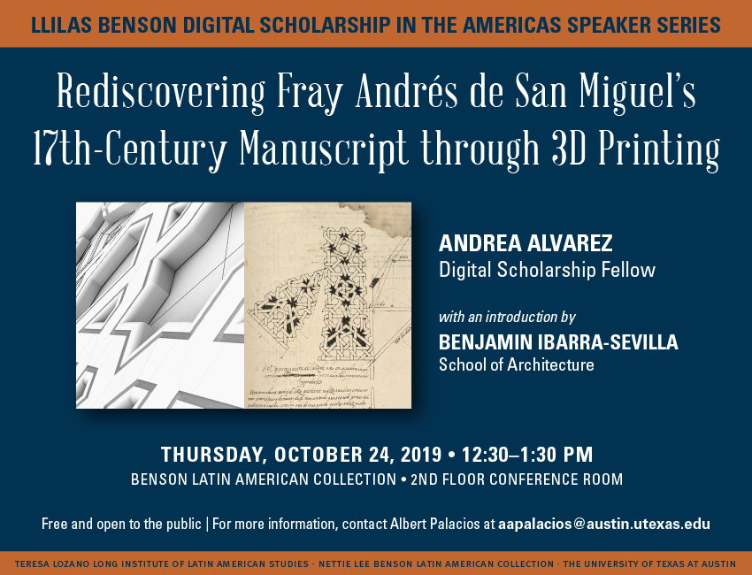 Flyer for the Digital Scholarship in the Americas Series