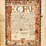 Manuscript vow of profession