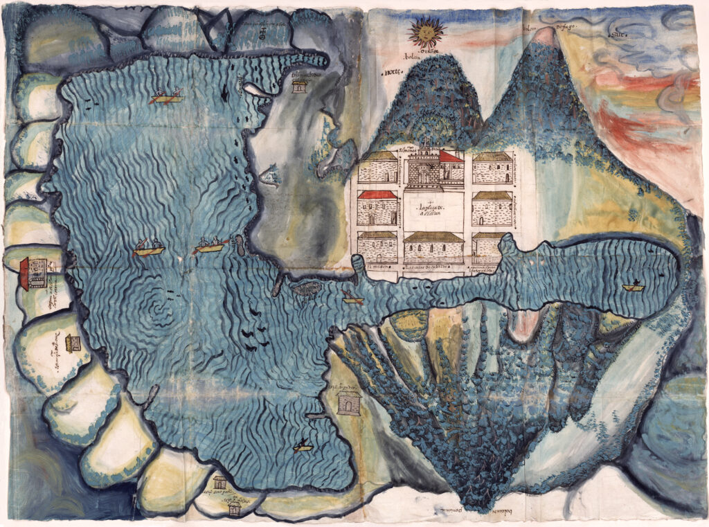 Painting of Santiago Atitlan, Guatemala