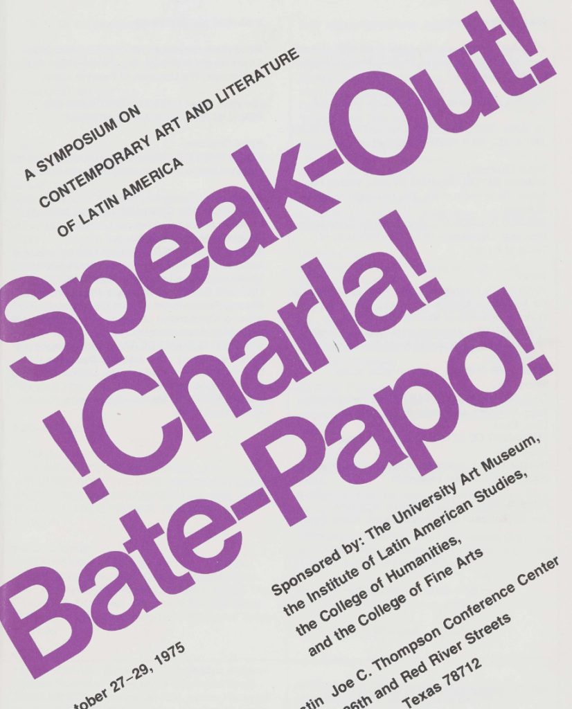 Thumbnail of "Speak Out! Symposium program