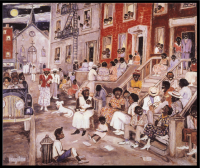 Painting Midsummer in Harlem by Palmer Heyden