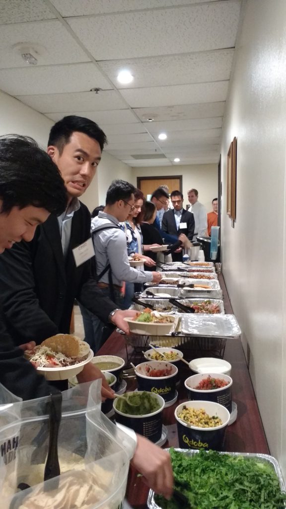 Who is in the front of the food line again!!