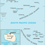 map of Cook Islands