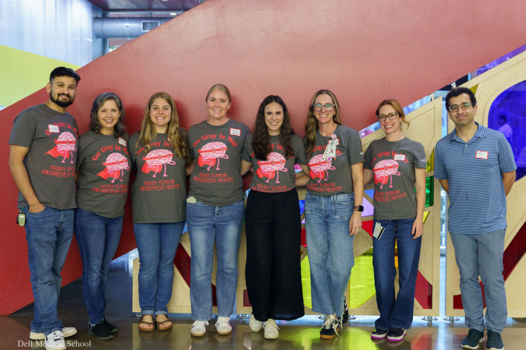 Neuro-oncology staff at Thinkery children's museum