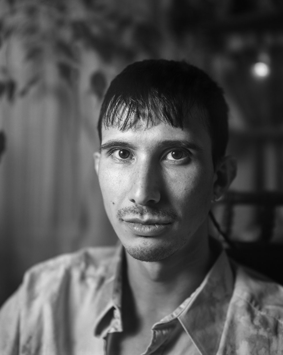 person looking at camera