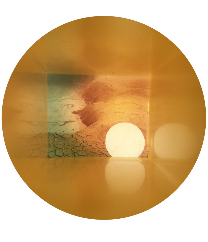 circular image on white background that shows some image with a circle