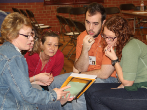 discussion group photo