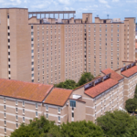 Jester West student dorm located in UT Austin
