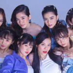 Eight members of the BINI, a P-Pop group, posing for their official debut.