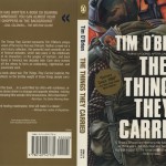 Jacket cover design for "The Things They Carried."