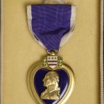 O'Brien's purple heart medal in original presentation box.