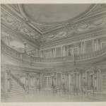 Drawing of the Dallas Majestic Theatre. Hoblitzelle-Interstate Collection.