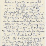 Lehman’s handwritten thoughts in response to director MacKendrick’s notes concerning the screenplay as of August 1956. Lehman’s two pages provide insight about why he had to leave the "Sweet Smell of Success" project on doctor’s orders and take “a long and work-free vacation.” Lehman ends with “I loved Tahiti.”