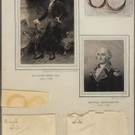 Portraits and hair samples of Richard Henry Lee and George Washington. Photo by Pete Smith.