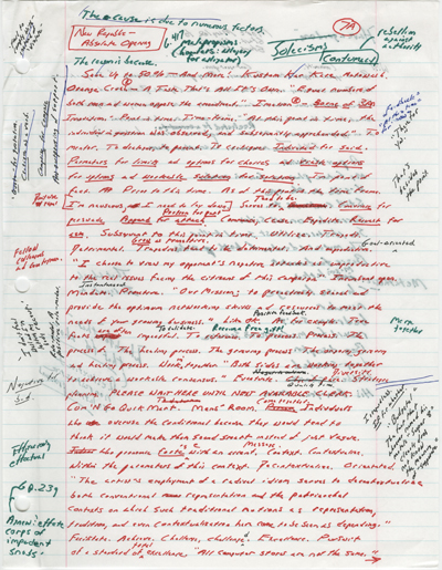 In the galleries: David Foster Wallace’s affinity for grammar and usage