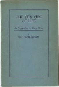 Cover of 'The Sex Side of Life' by Mary Ware Dennet.