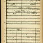 Second page of Maurice Ravel's "Mother Goose" published score, Durand, 1912.