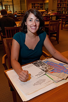 Samantha Pinto received a research fellowship to work in the Transcription Centre collection.