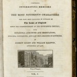 A book from Doyle’s true crime library that previously belonged to W. S. Gilbert. London’s Newgate Prison was in operation for over 700 years, ending in 1902. Ellery Queen book collection.