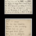 Undated children's verse cards from Sara Coleridge collection. These verses—on such topics as English history, Latin vocabulary, and animals—formed the foundation for Coleridge's “Pretty Lessons in Verse for Good Children and Lessons in Latin, in Easy Rhyme,” published in 1834.