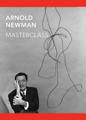 Graphic identity for the exhibition "Arnold Newman: Masterclass."