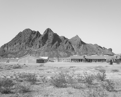 In the galleries: Jason Reed’s "Motel, Terlingua" and W. D. Smithers’s "View of Study Butte, Texas"