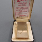 Zippo lighter from Carson McCullers personal effects collection. Photo by Jenn Shapland.
