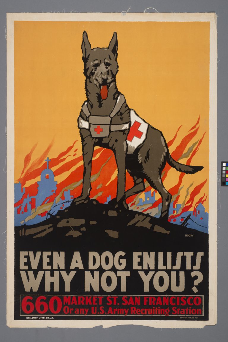 Propaganda poster from World War I.