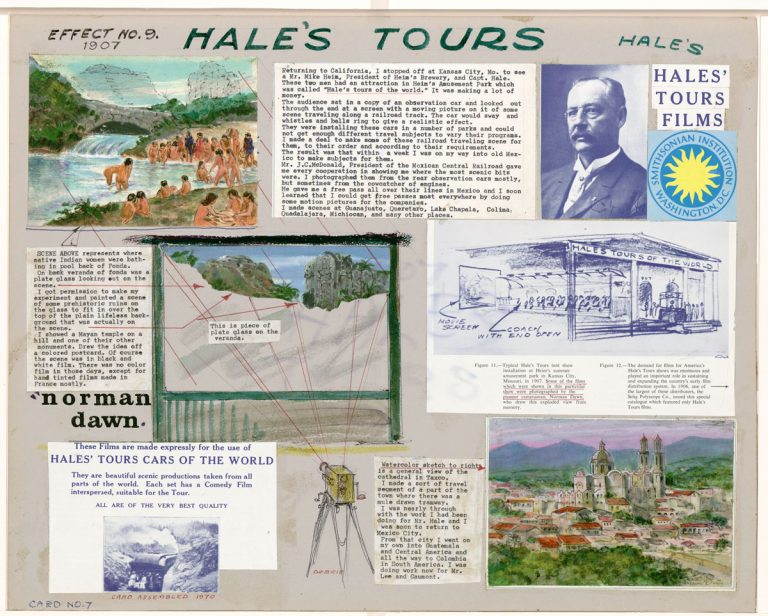 Norman Dawn's card “Hale's Tours of the World” (1907).