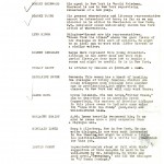 List of suggested writers for Gone With The Wind, ca. 1937.