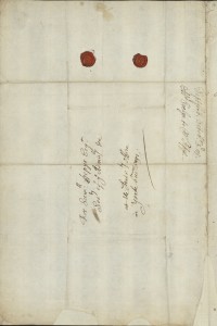 Detail of first folio of Evelyn to Pepys letter