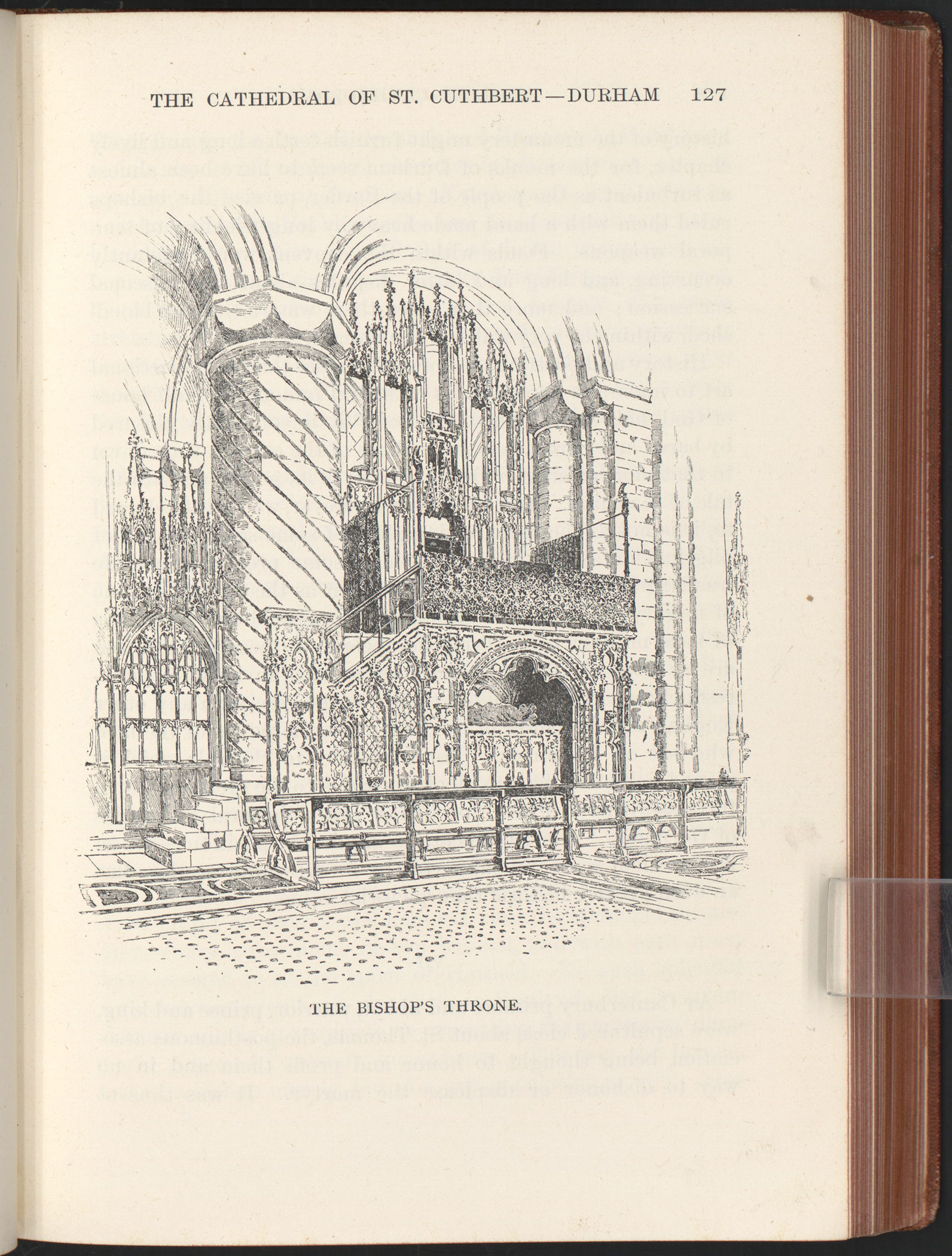 An illustration by Joseph Pennell in "Handbook of English Cathedrals"