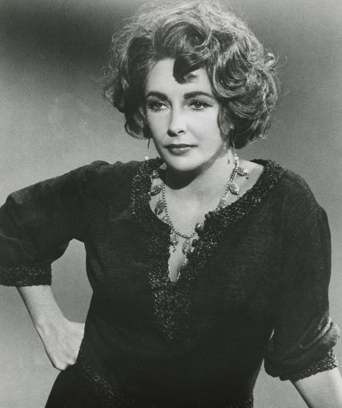 Publicity still of Elizabeth Taylor in "Who's Afraid of Virginia Woolf?"