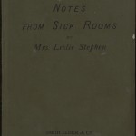 Cover of "Notes from Sick Rooms" by Julia Stephen.